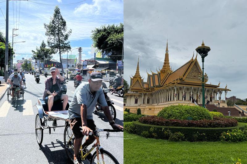 Cambodias royal palace & Tuk Tule Rides luxury holiday