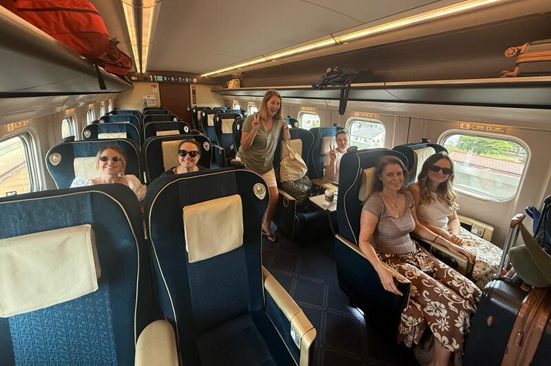 Our advisors experienced the speed, luxury and comfort of riding the Shinkansen in Gran Class.