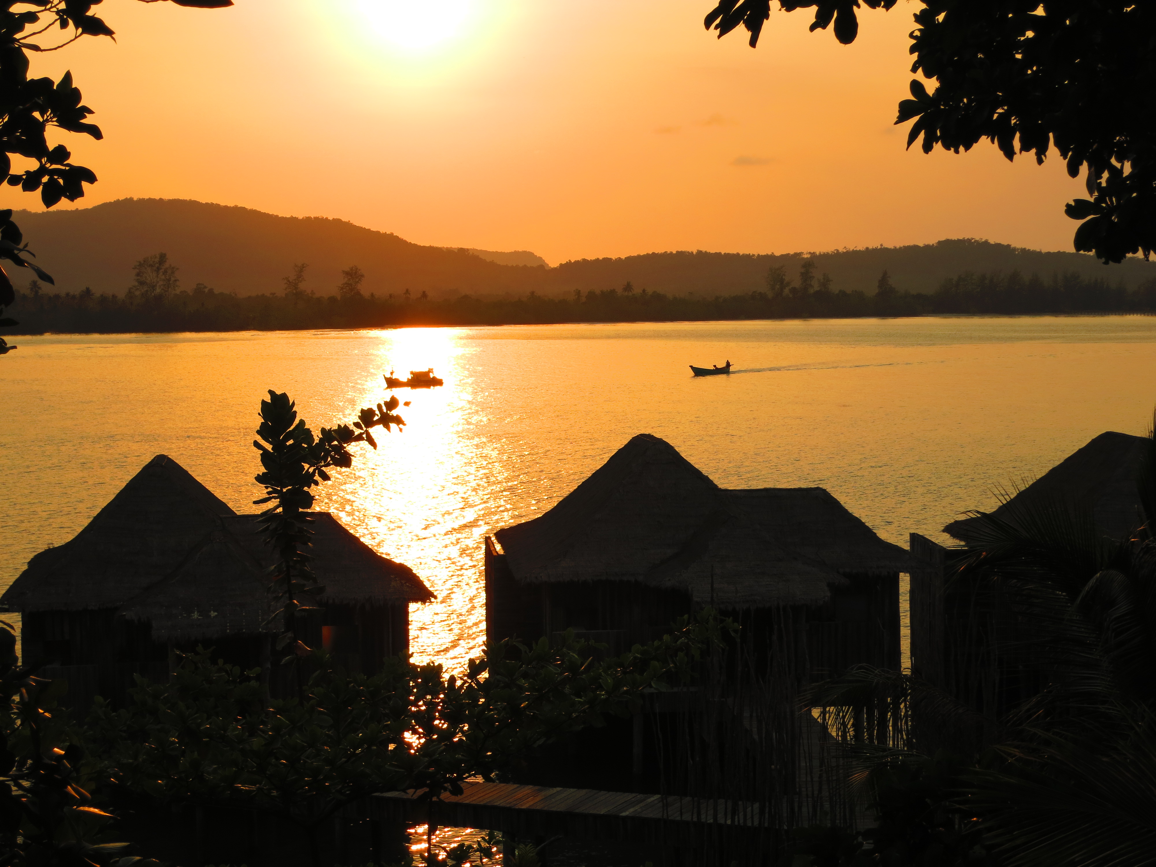 This image: A phenomenal sunset view from Jason