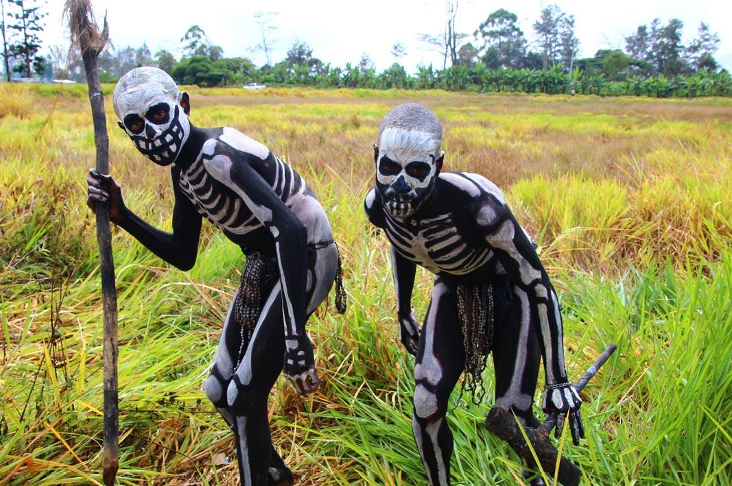 The Omo Masalai Skeleton dancers luxury Hotel