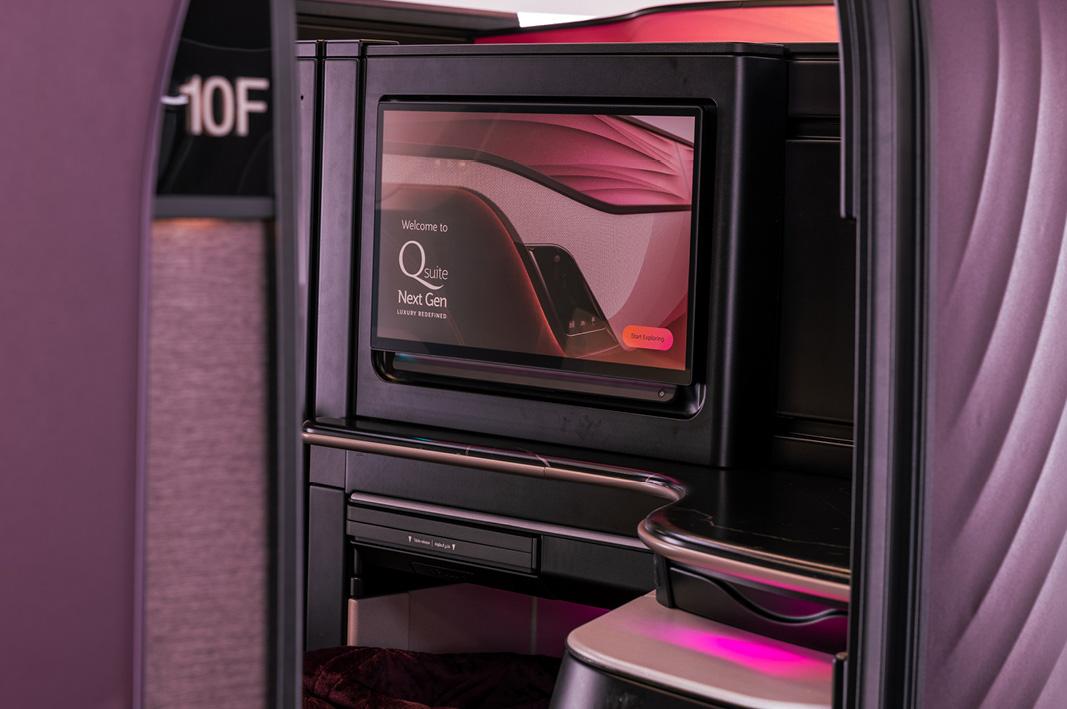 Qatar's companion suite luxury flights
