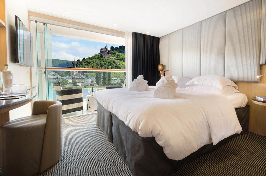 Scenic Sapphire luxury river cruise balcony suites