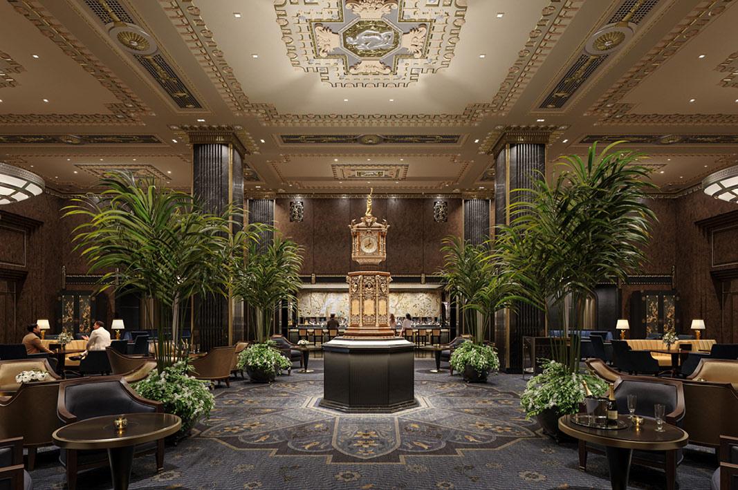 Waldorf Astoria New York luxury hotel, USA
