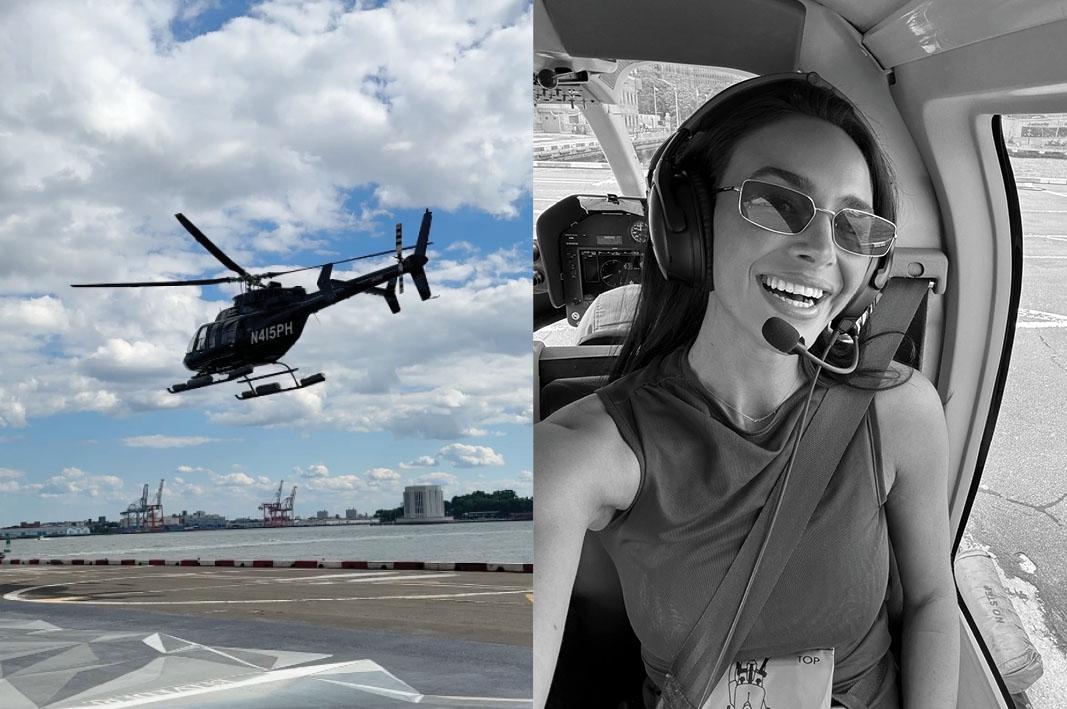 Jess Dover NYC Luxury holiday helicopter tour