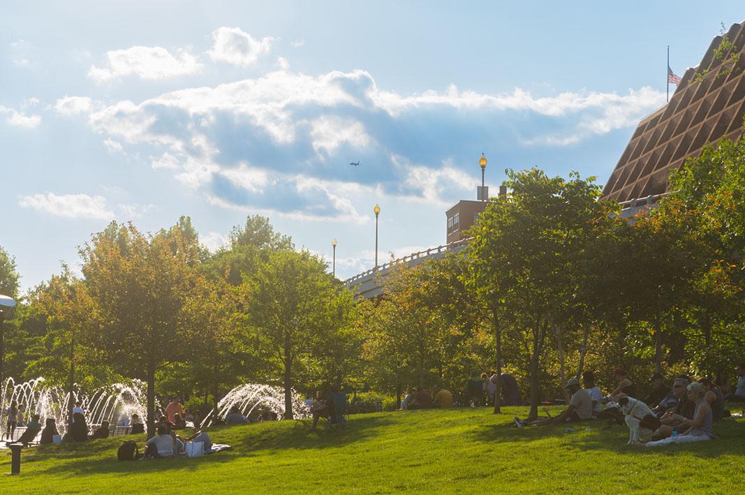 Canal-lined streets of Georgetown.