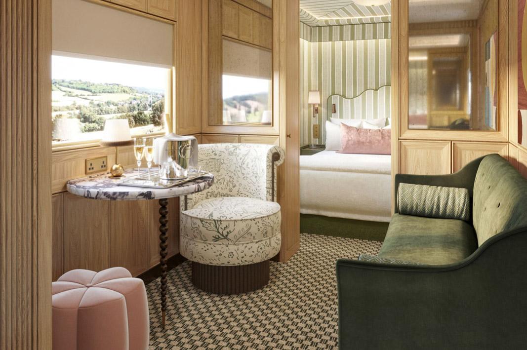 The Britannic Explorer luxury train, Grand Suite.