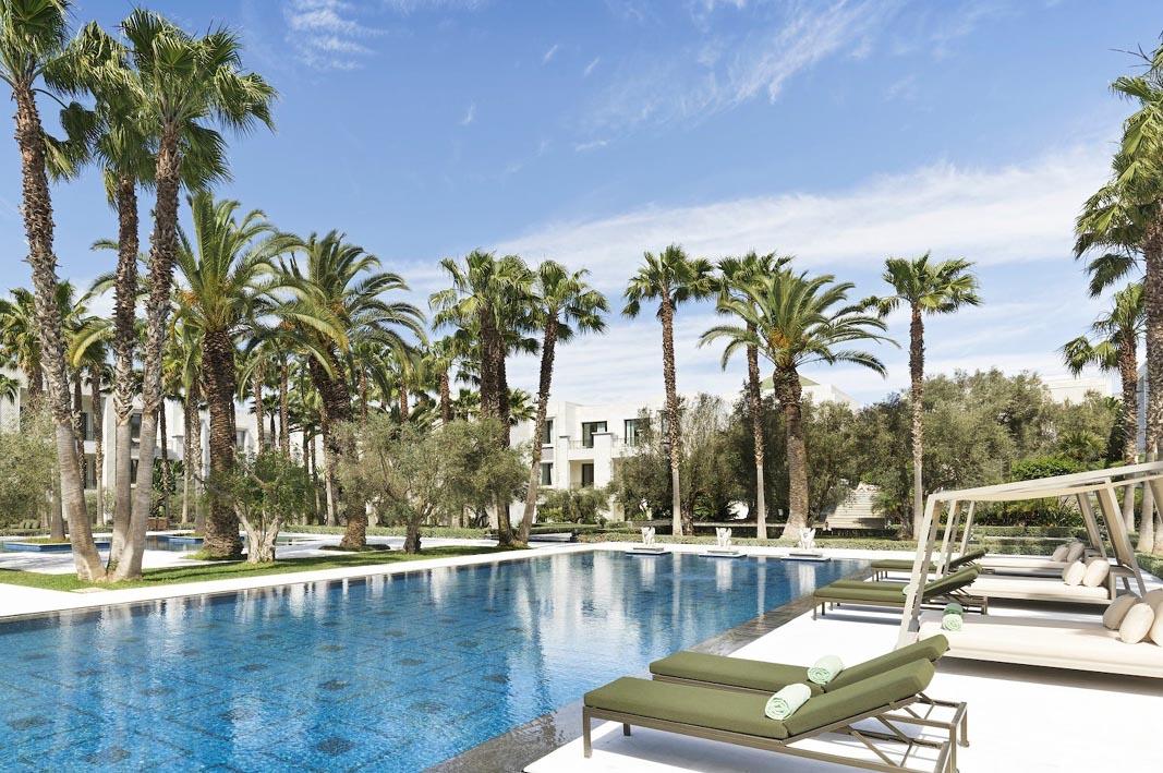 Ritz-Carlton Rabat, Dar Es Salam's outdoor pool luxury hotel Morocco