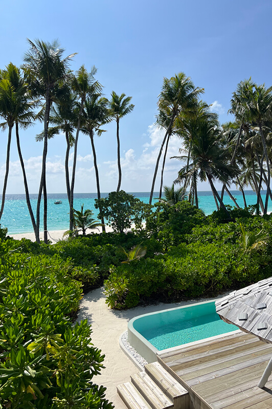 At Soneva Secret, its just you and the horizon.