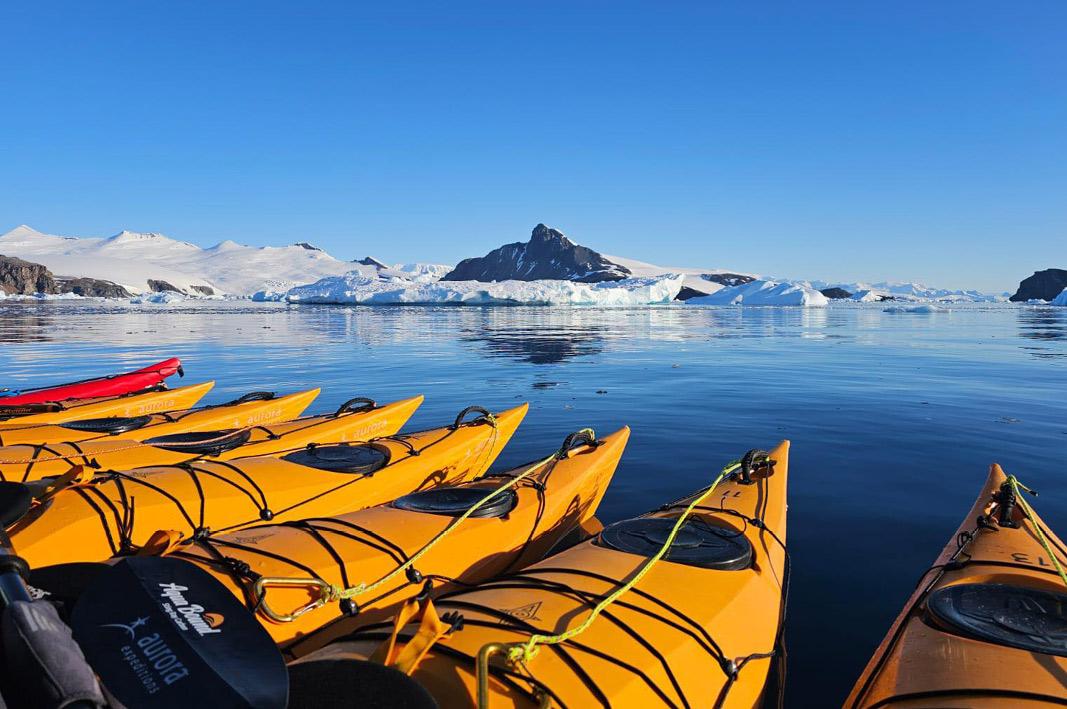 Aurora Expeditions luxury cruise Zodiac