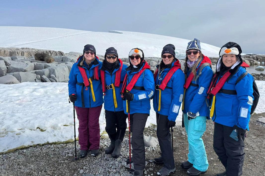 Antarctica Aurora expeditions luxury cruise group image