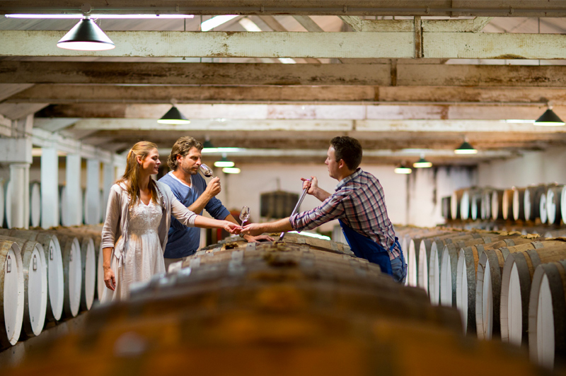 Tasting at Seppeltsfield Wines in The Barossa