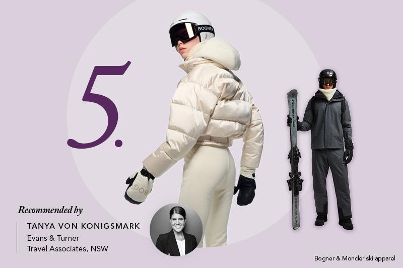 Bogner & Moncler ski apparel luxury ski holiday