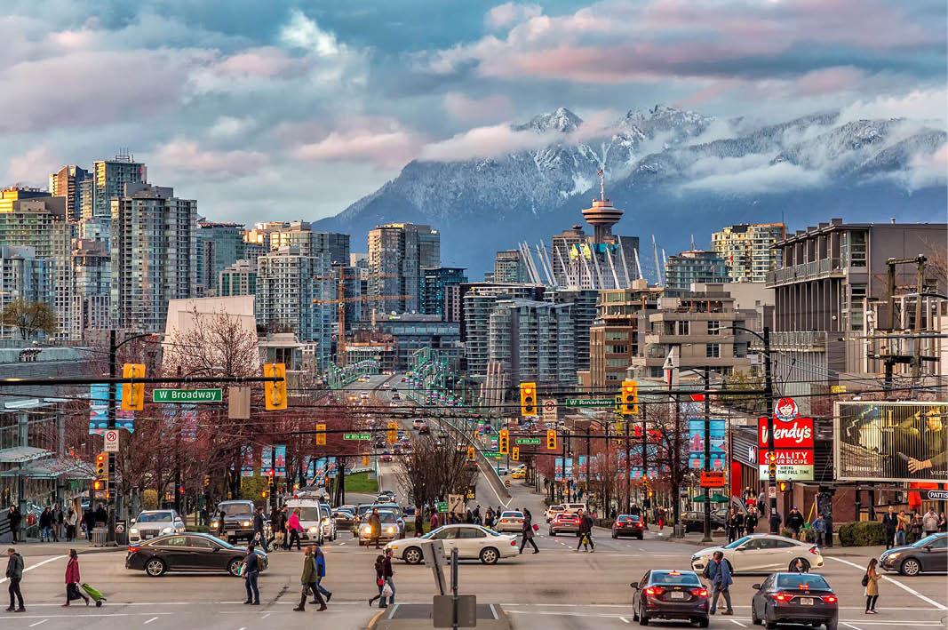 The city of Vancouver luxury holiday