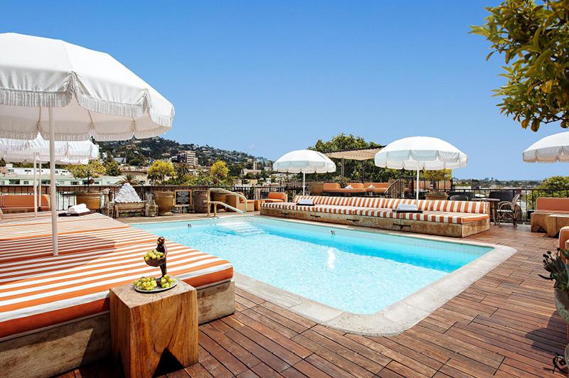 Petit Ermitage luxury hotel, West Hollywood