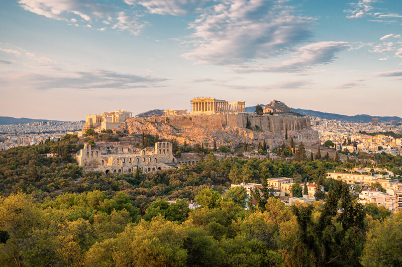 Collete's small-group tour concludes in Athens with visits to the Acropolis Museum and other iconic landmarks.
