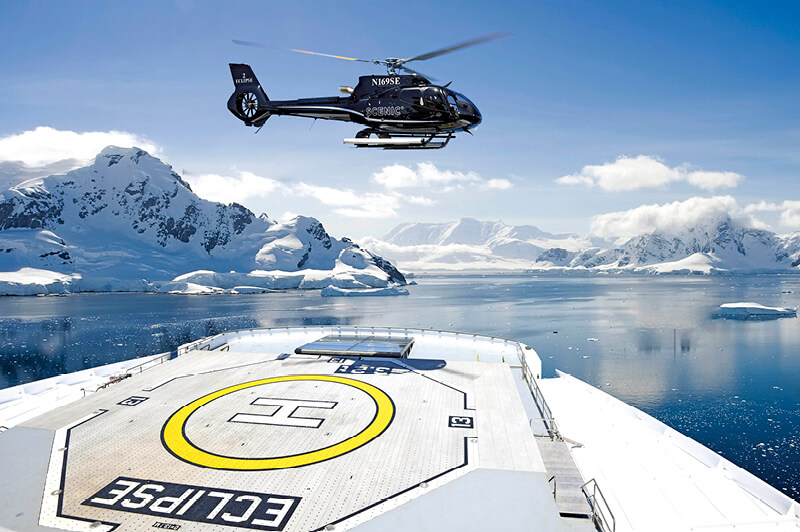 Wave Season Eclipse Cruise Helicopter