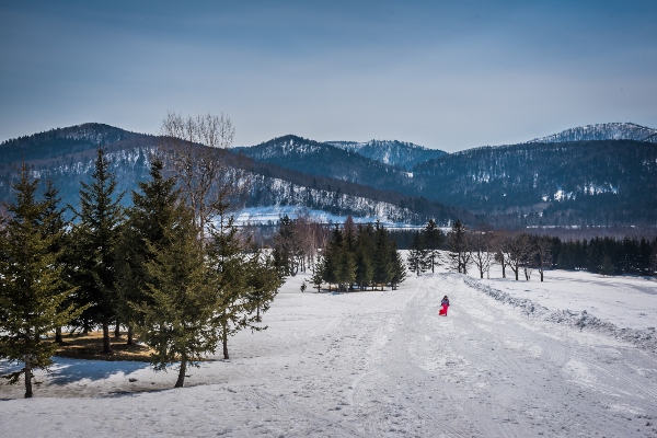 Ski Fields at Tomamu, Japan. 