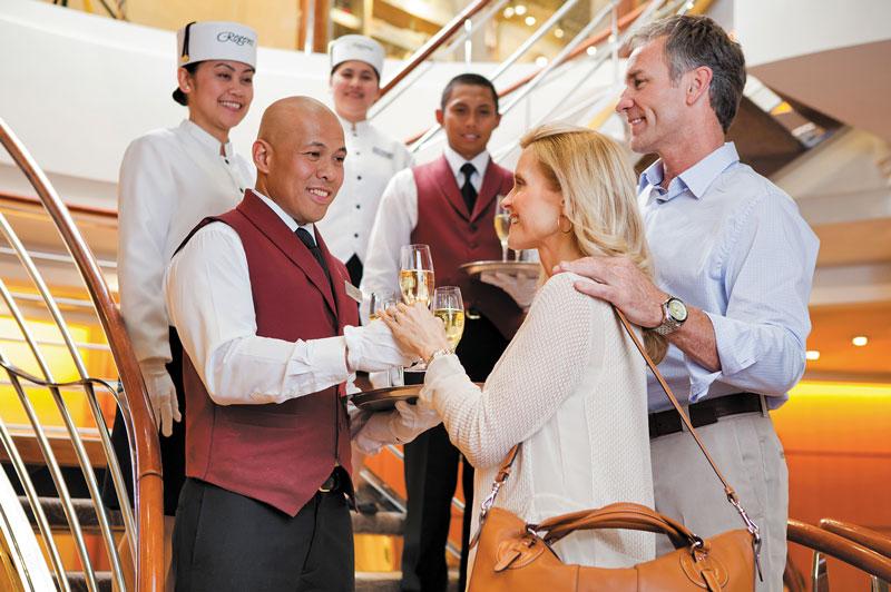 Regent Seven Seas boast an enviable staff-to-guest ratio