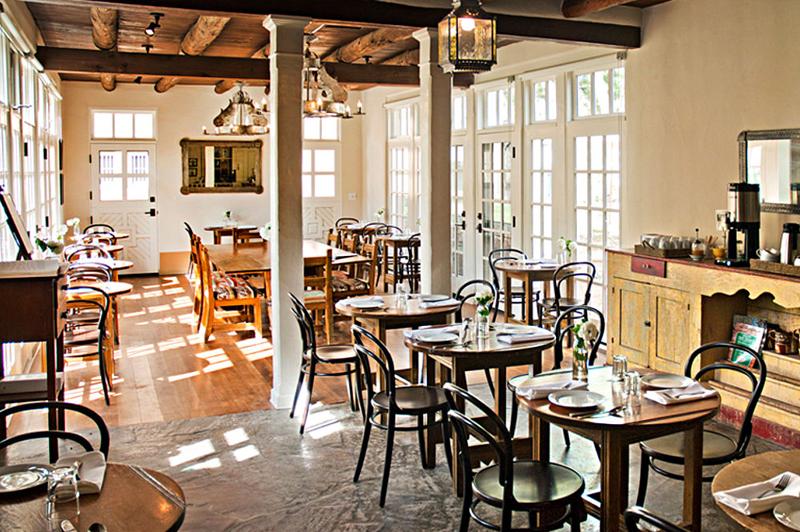 Authentic dining at Los Poblanos. Image: Los Poblanos Historic Inn & Organic Farm.