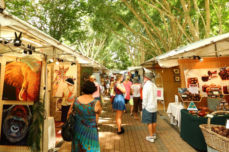 Eumundi Markets. Image: Visit Sunshine Coast