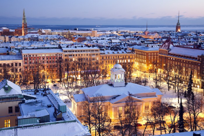 Travel Associates Travelling through northern Finland in winter