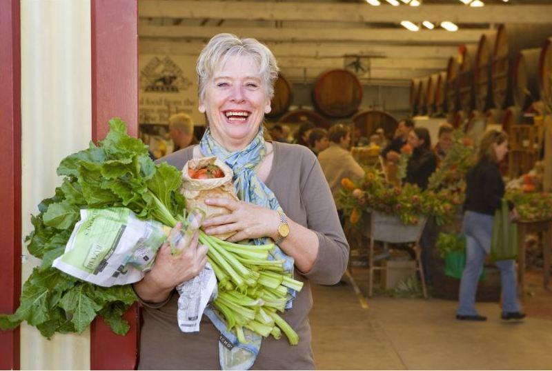 Maggie Beer at Adelaide Central Market