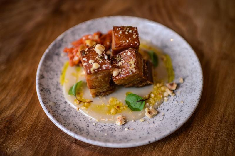 Pork Belly at Elnecot, Manchester (image courtesy of Elnecot)