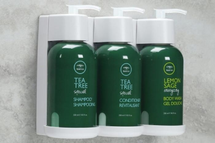 Bulk-sized bath product dispensers by Marrietta Hospitality