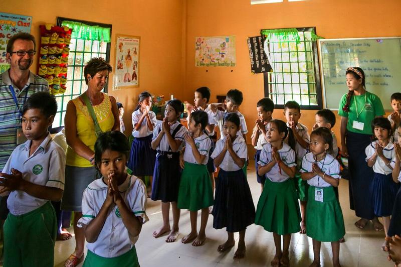 Uniworld supports the Future of Khmer Children Organization, a free school for underprivileged children in Siem Reap. Image: Kim Lambert