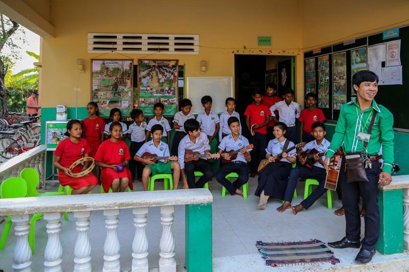 Outside the Future of Khmer Children Organization in Siem Reap. Image: Kim Lambert