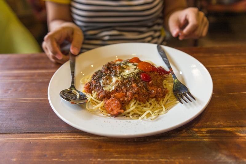 Pasta in Bologna, Italy