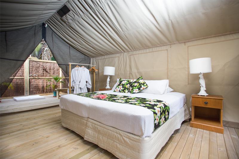Staying inside Ikurangi Eco Retreat's exclusive Ariki Safari Tent is hardly anyone's idea of roughing it. Image courtesty of Ikurangi Eco Retreat.