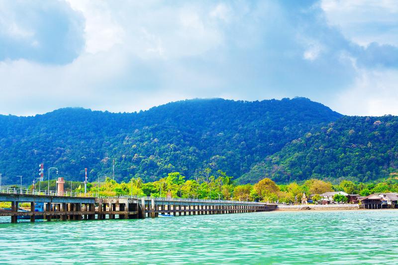 Pier leading to Koh Lanta Island