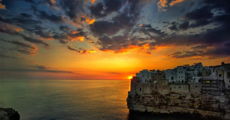 Polignano a Mare, a beautiful city by the sea