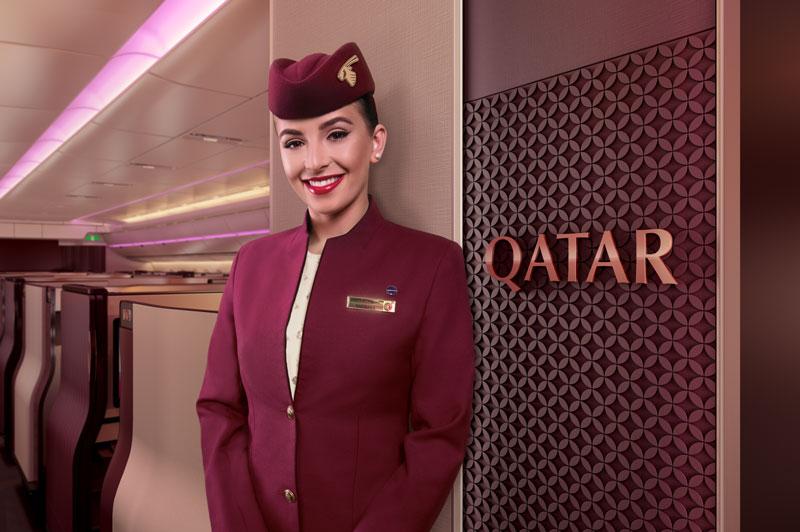 Qatar Airways crew
