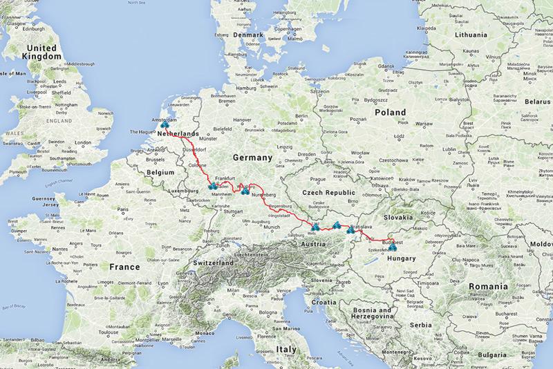 Join Phil Anderson in seven different ride locations throughout Central Europe of the Cycling RIver Cruise. Image courtesy of Phil Anderson Cycling.