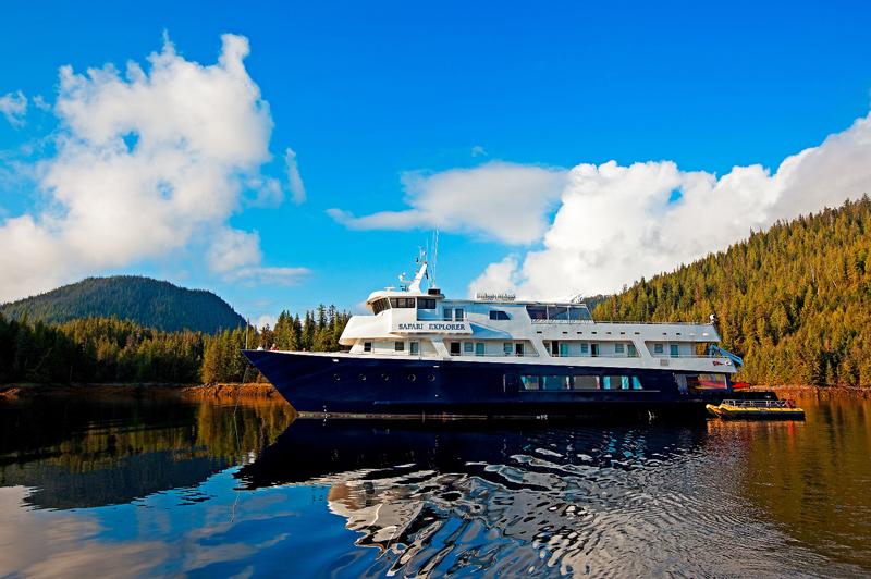The Safari Explorer in Alaskan waters. Image: Un-Cruise Adventures
