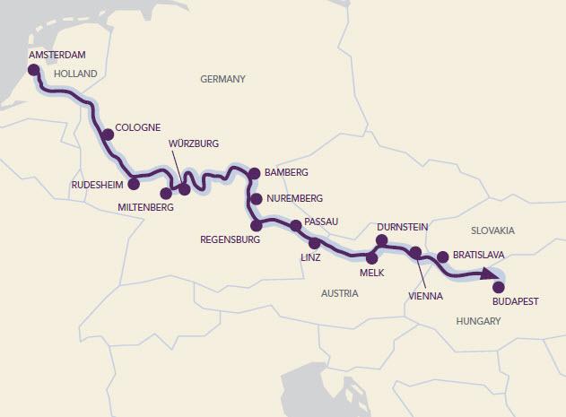 15 days, 15 cities and 5 countries: Avalon Impression will meander through the heart of iconic European countries from Budapest to Amsterdam on the Cycling River Cruise.