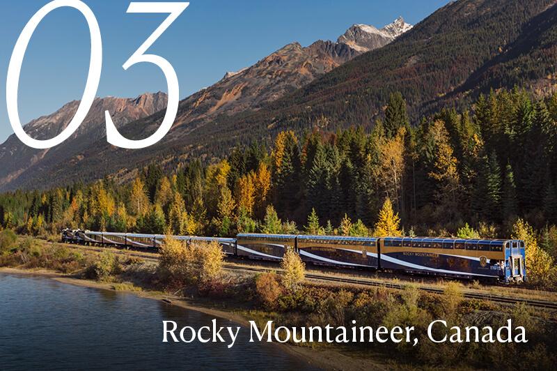 Rocky Mountaineer, luxury train, Canada