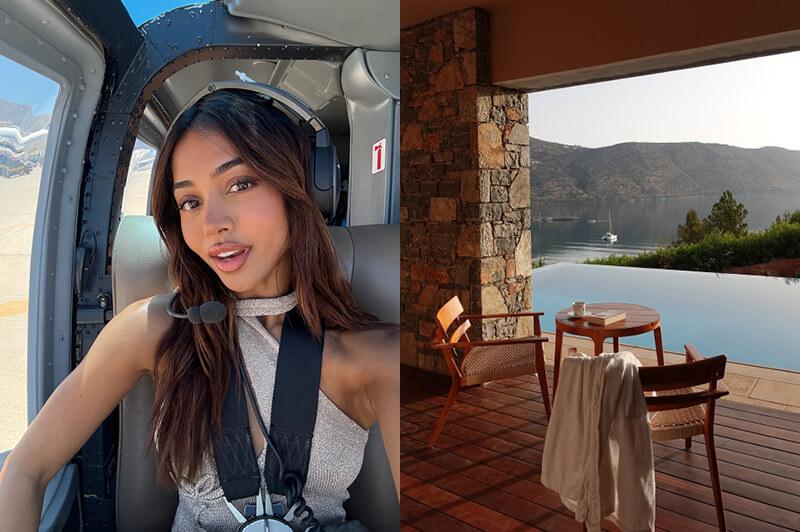 Travel Associates  Island-Hopping in Style: Maria Thattil's Luxury Greek Getaway