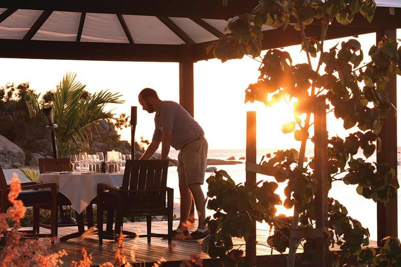 Lizard Island's Sunset Beachside Dining