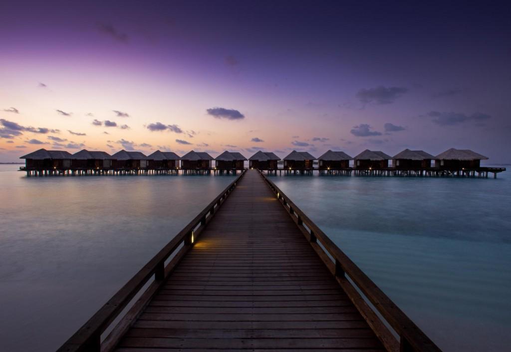 This image: Sheraton Maldives Full Moon Resort & Spa.