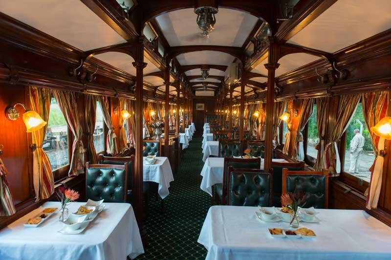 Bushtracks Express, Dining