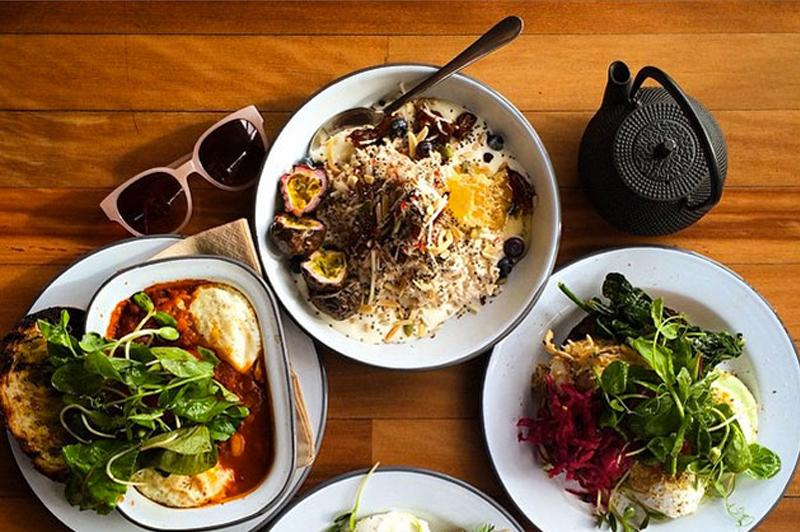 A fine spread sourced from the 86-acre working farm. Image: Three Blue Ducks